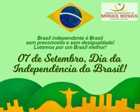 07 de Setembro - Dia da Independência do Brasil