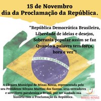 15 de novembro - Dia da Proclamação da República