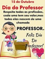 15 de outubro - Dia do Professor