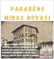 291 anos de muita história - Parabéns, Minas Novas! 