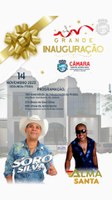 CONVITE - Inauguração da Câmara Municipal de Minas Novas