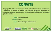 CONVITE - Palestra sobre a piscicultura