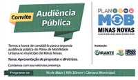 Convite - Plano MOB Minas Novas