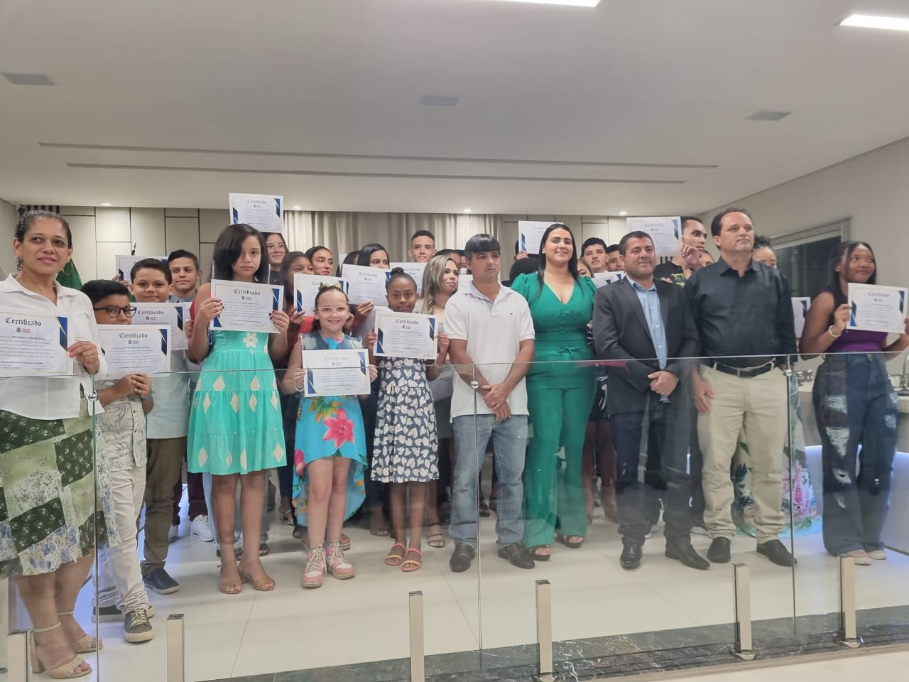 Formatura dos alunos do Curso de Informática do CAC - Centro de Atendimento ao Cidadão