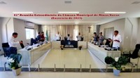 01ª Reunião Extraordinária da Câmara Municipal de Minas Novas (Exercício de 2023)