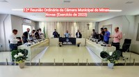 12ª Reunião Ordinária da Câmara Municipal de Minas Novas (Exercício de 2023)