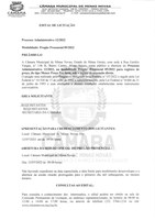 Edital de Licitação - Processo Administrativo nº 12/2022