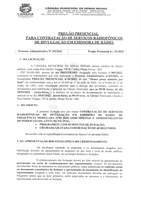 Processo Administrativo nº 03 de 2022 - Pregão Presencial nº 01 de 2022